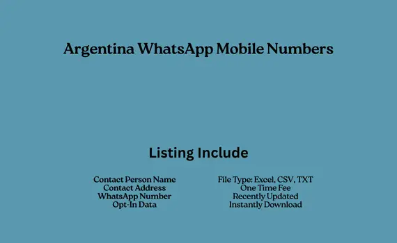 Argentina whatsapp mobile numbers