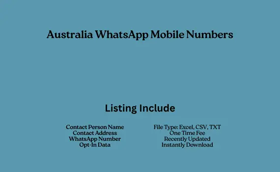 Australia whatsapp mobile numbers