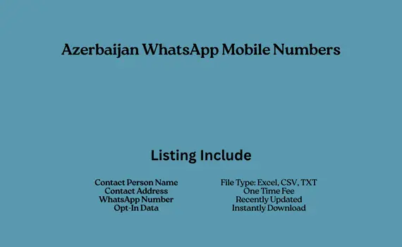 Azerbaijan whatsapp mobile numbers