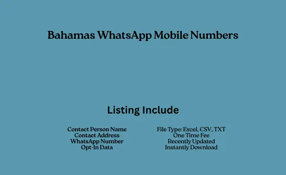 Bahamas whatsapp mobile numbers