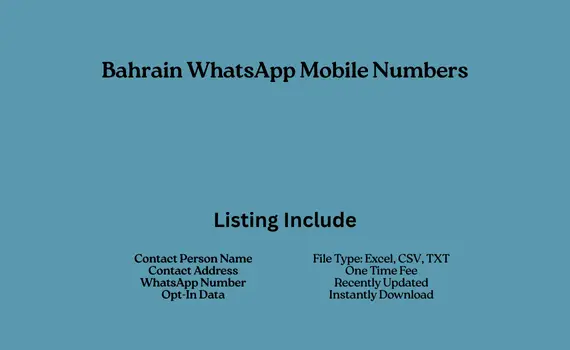 Bahrain whatsapp mobile numbers