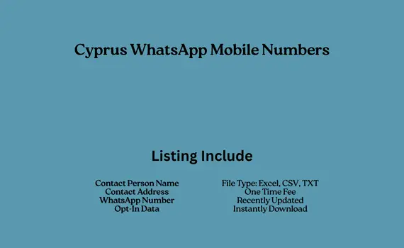 Cyprus whatsapp mobile numbers