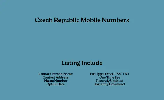 Czech Republic mobile numbers