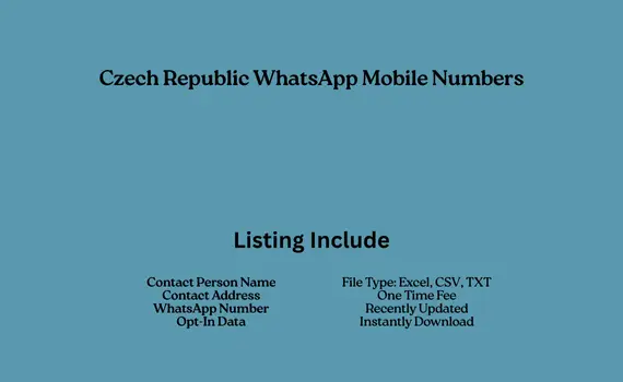 Czech Republic whatsapp mobile numbers