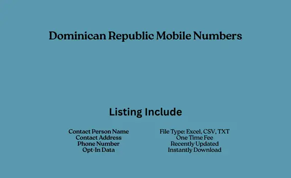 Dominican Republic mobile numbers