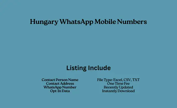 Hungary whatsapp mobile numbers