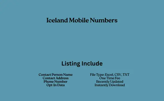Iceland mobile numbers