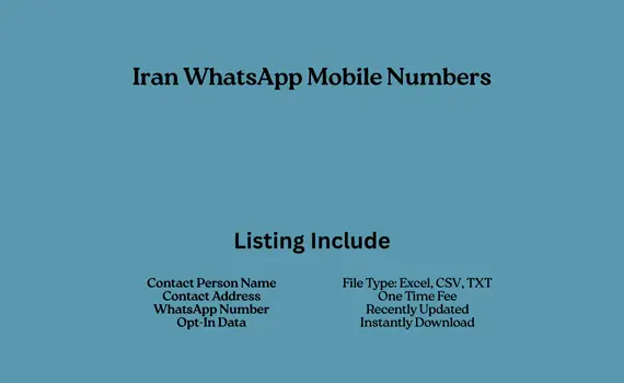 Iran whatsapp mobile numbers