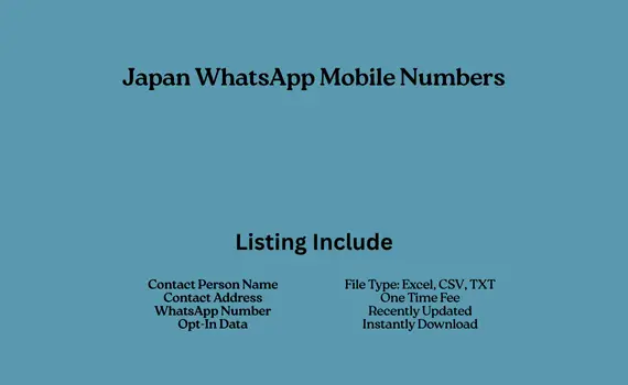 Japan whatsapp mobile numbers