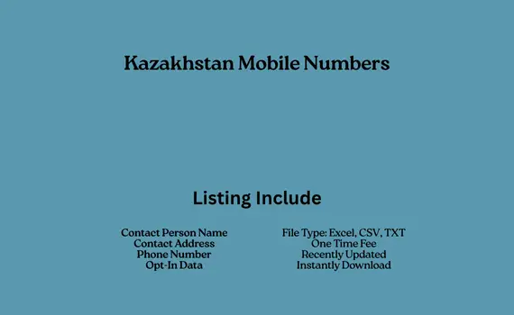 Kazakhstan mobile numbers