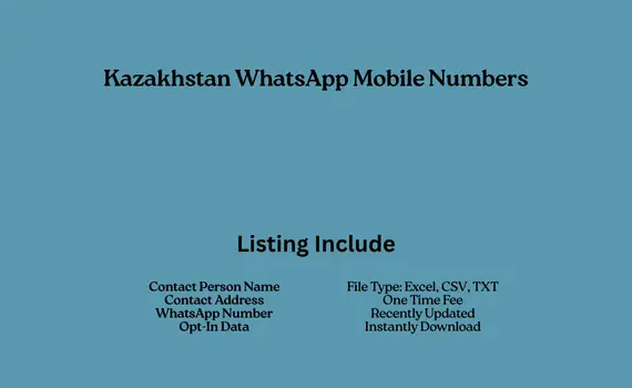 Kazakhstan whatsapp mobile numbers