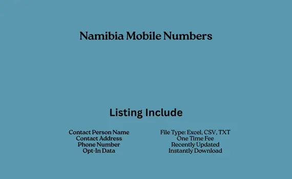 Namibia mobile numbers