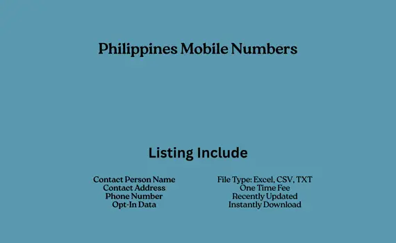 Philippines mobile numbers