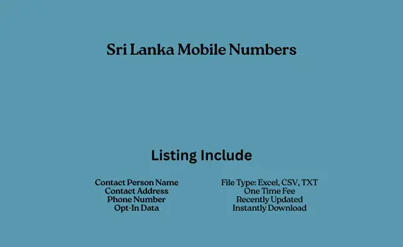 Sri Lanka mobile numbers