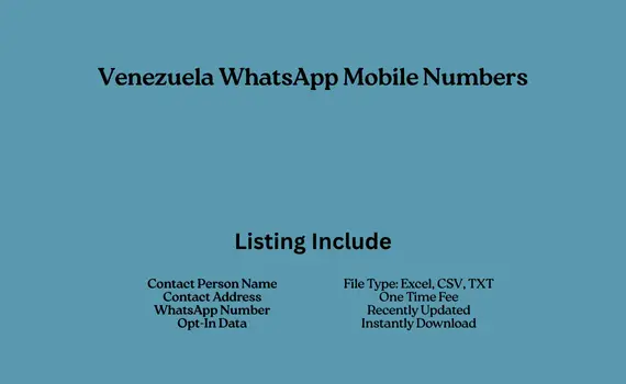 Venezuela whatsapp mobile numbers