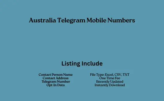 Australia telegram mobile numbers
