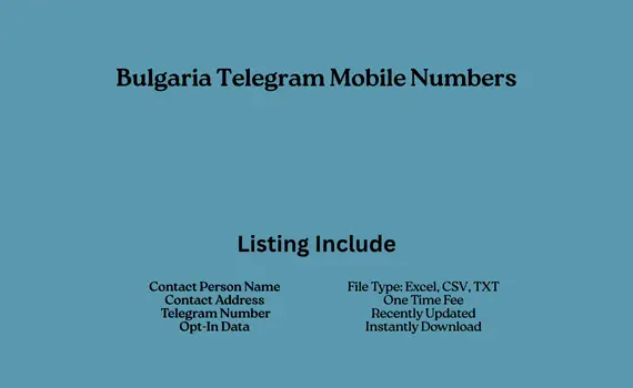 Bulgaria telegram mobile numbers