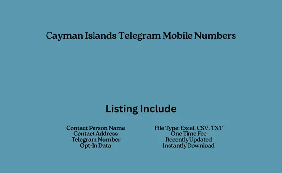 Cayman Islands telegram mobile numbers