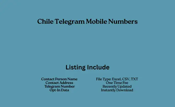 Chile telegram mobile numbers