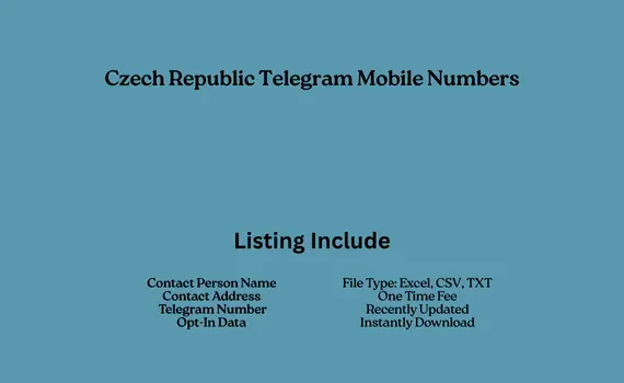 Czech Republic telegram mobile numbers