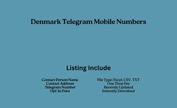 Denmark telegram mobile numbers