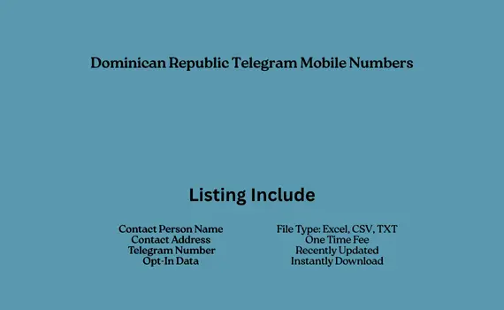 Dominican Republic telegram mobile numbers