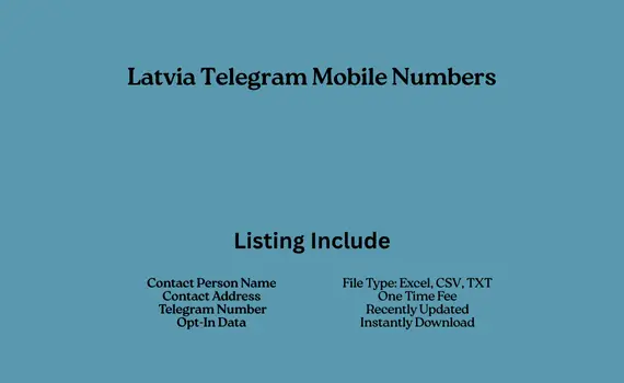 Latvia telegram mobile numbers