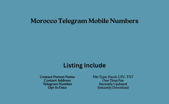 Morocco telegram mobile numbers
