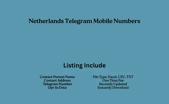 Netherlands telegram mobile numbers